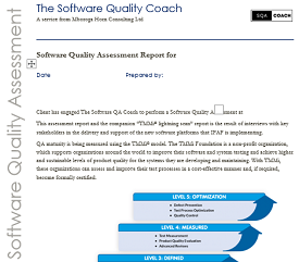 Image of a quality assessment report